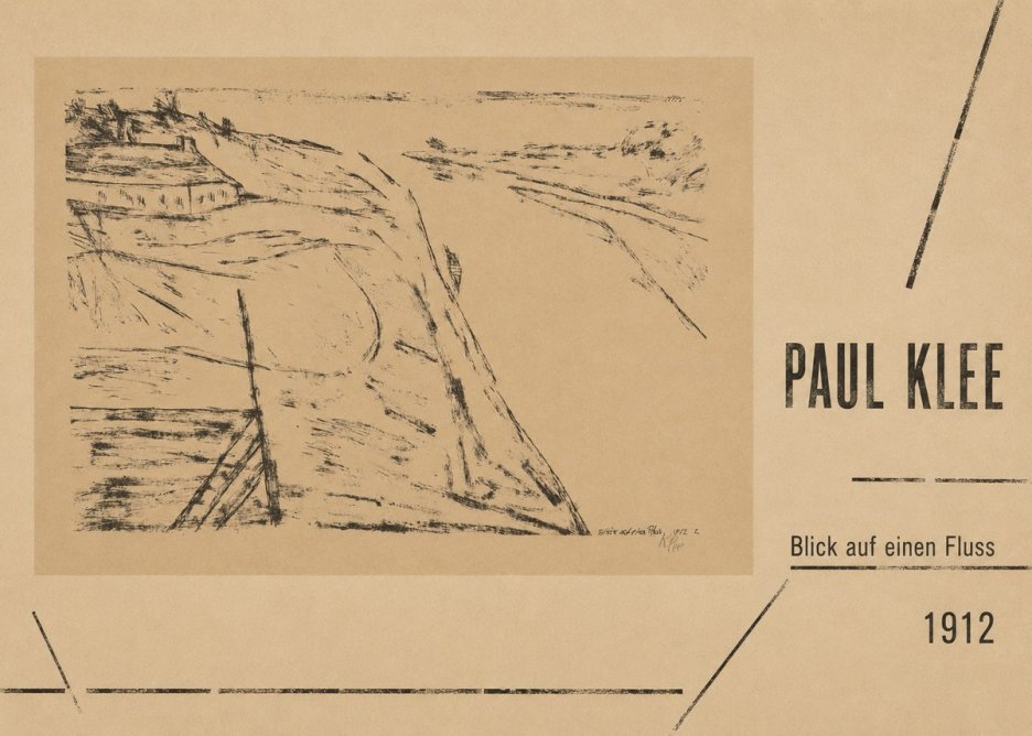 Paul Klee Blick Auf Einen Fluss No5 - Poster