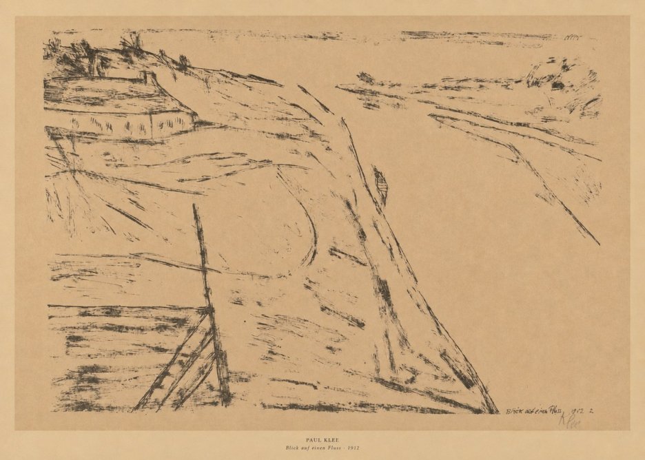 Paul Klee Blick Auf Einen Fluss No6 - Poster