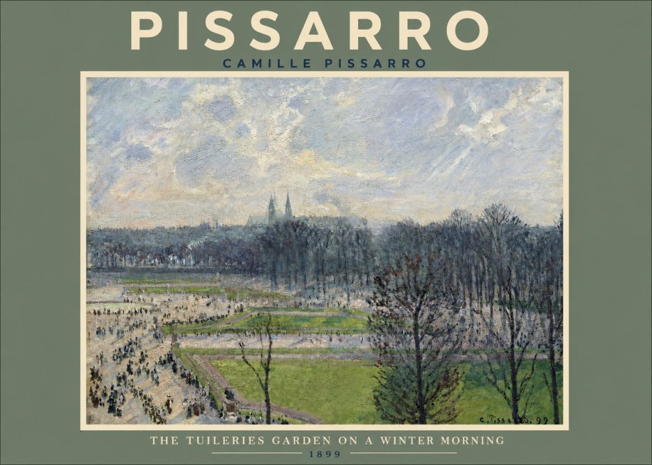 Pissarro The Tuileries Gardens, Cloudy Weather No2 - Poster