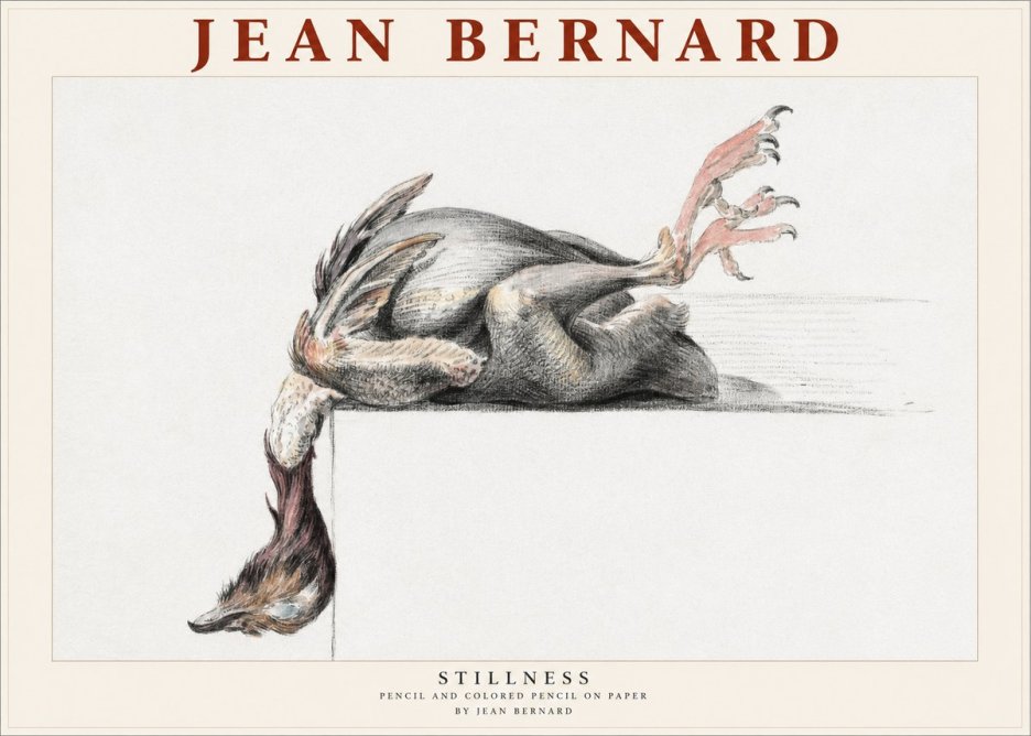 Jean Bernard Stillness No1 - Poster