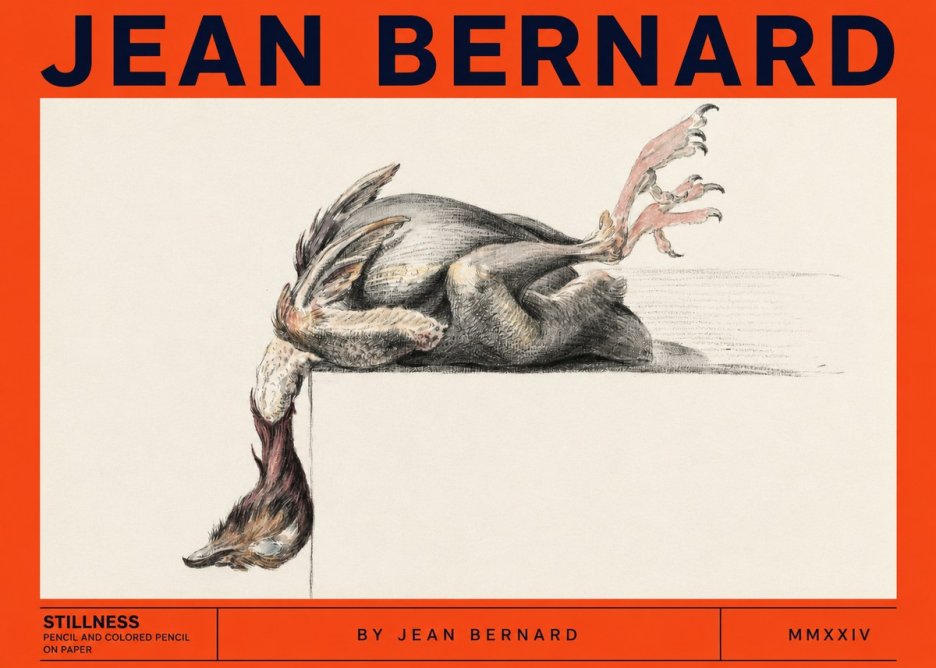Jean Bernard Stillness No2 - Poster
