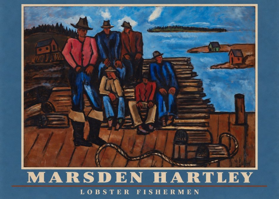 Marsden Hartley Lobster Fishermen I No1 - Poster