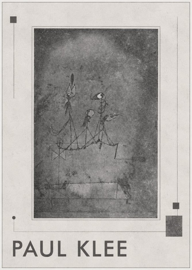 Paul Klee Group of Figures No1 - Poster