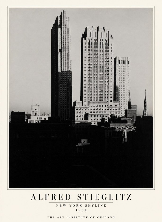 Alfred Stieglitz New York Skyline No1 - Poster