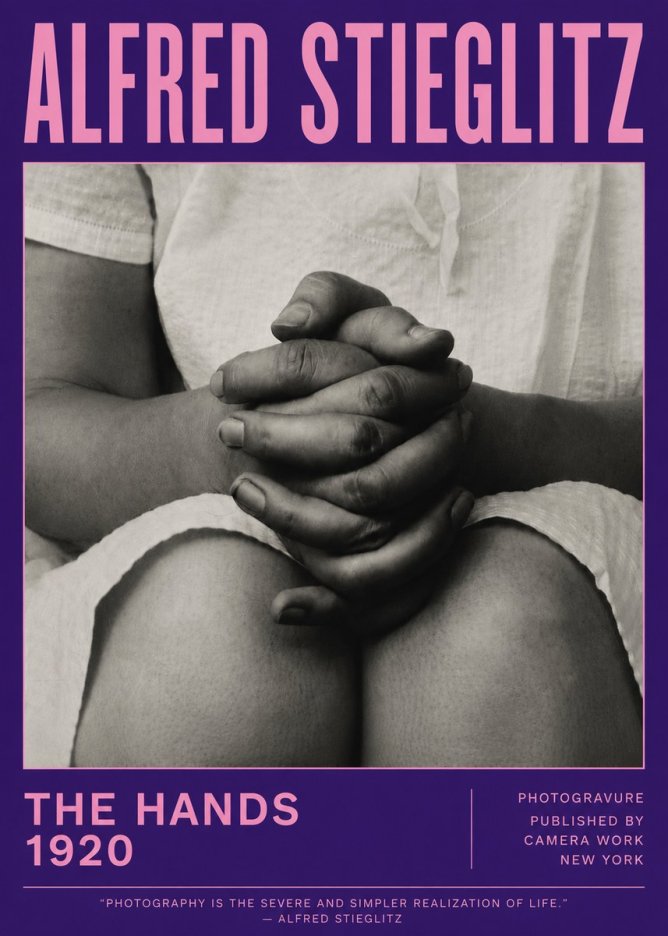 Alfred Stieglitz The Hands No6 - Poster
