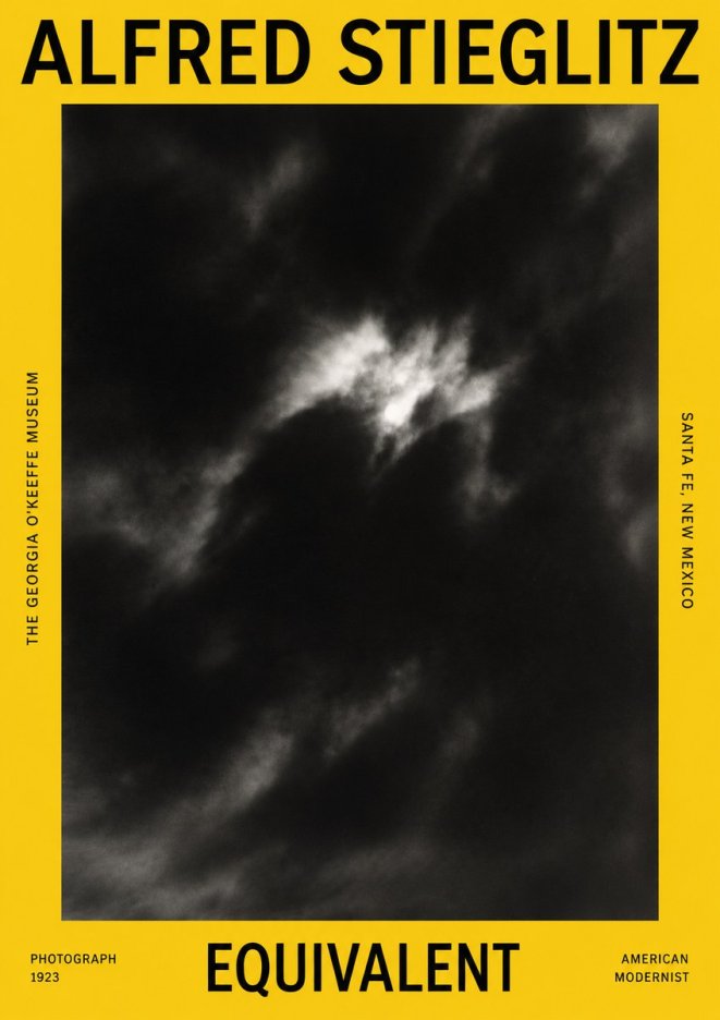 Alfred Stieglitz Equivalent IV No3 - Poster