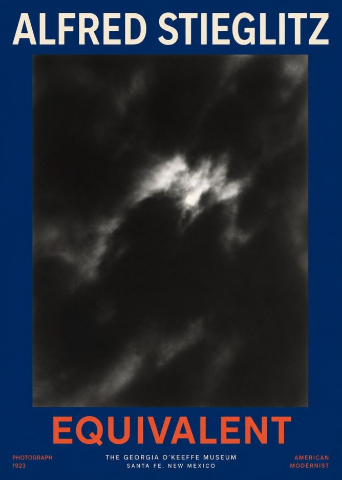 Alfred Stieglitz Equivalent IV No4 - Poster
