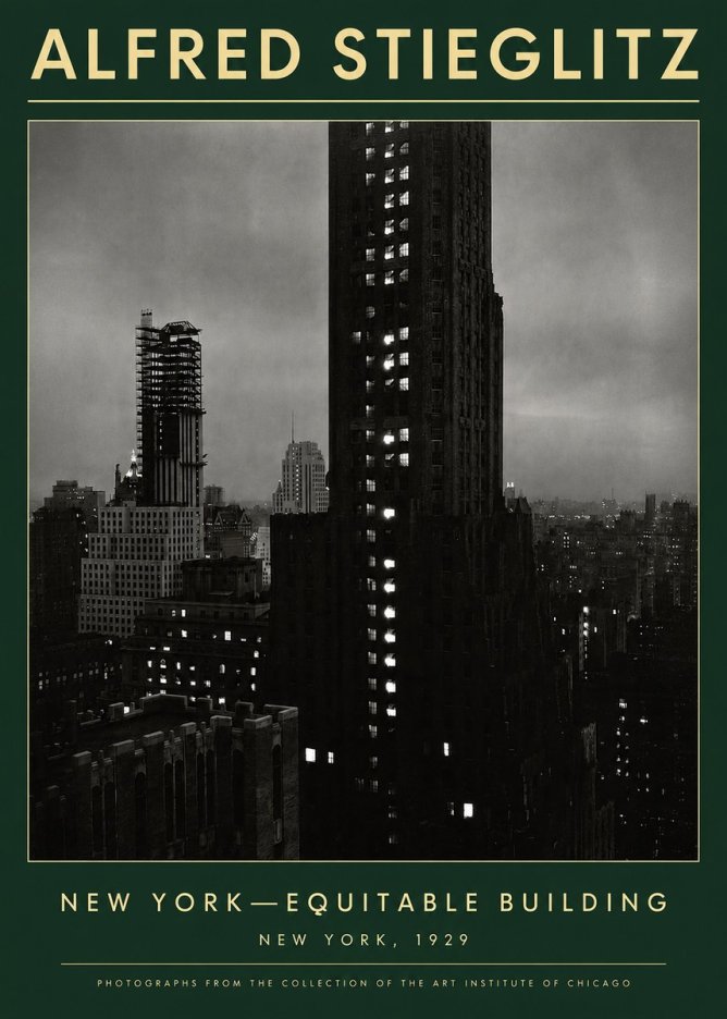 Alfred Stieglitz New York—equitable Building No5 - Poster