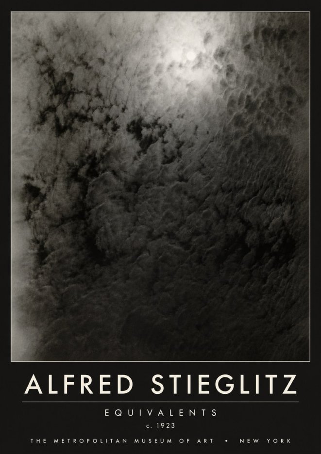 Alfred Stieglitz Equivalents IV No6 - Poster