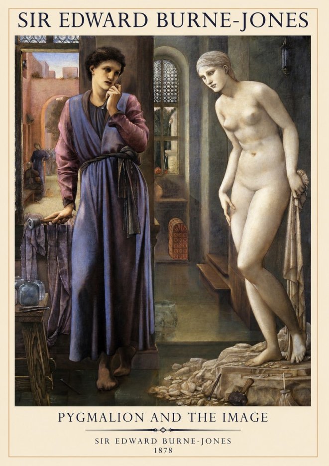 Edward Burne-Jones Pygmalion and the Image No1 - Poster