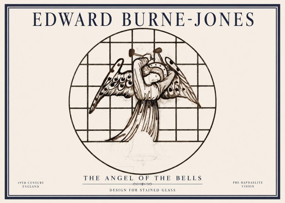 Edward Burne-Jones The Angel of the Bells No1 - Poster