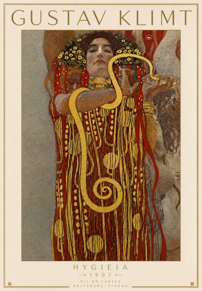 Klimt Hygeia No4 - Poster