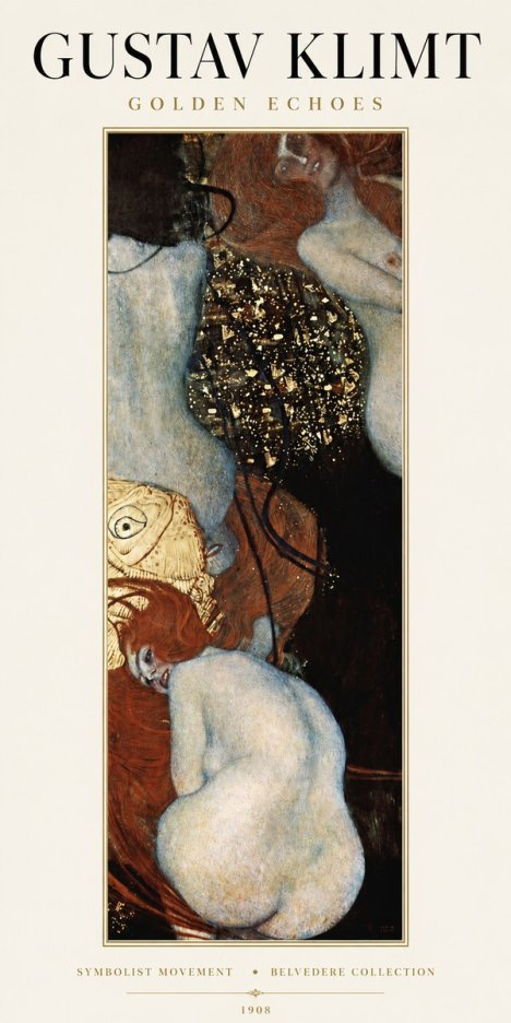 Klimt Golden Echoes No1 - Poster