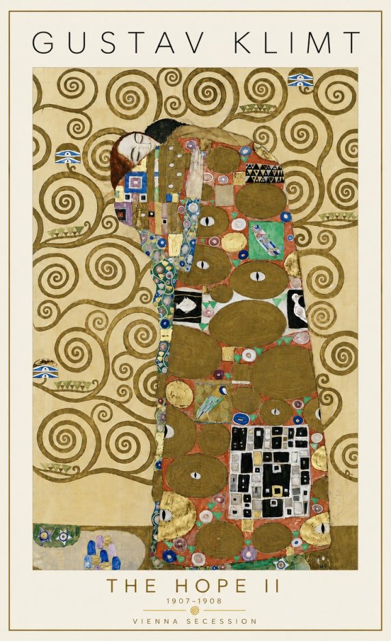 Klimt The Hope Ii No6 - Poster