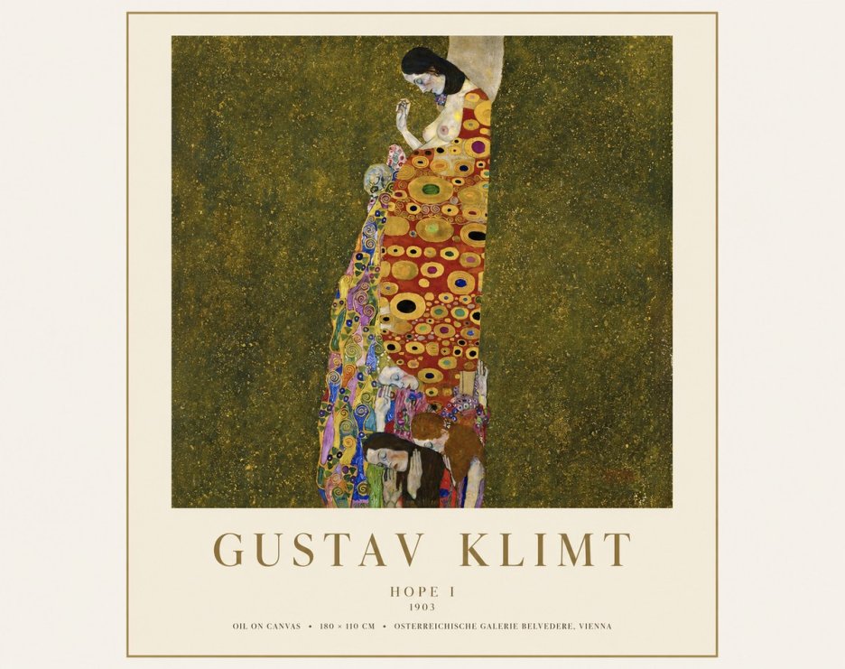 Klimt Hope I No1 - Poster