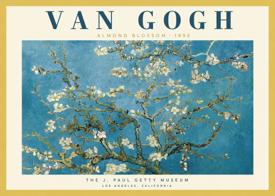 Van Gogh Almond Blossom No6 - Poster