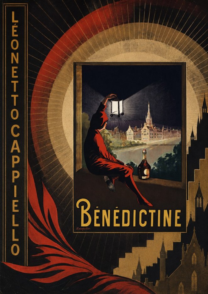 Leonetto Cappiello Bénédictine No6 - Poster