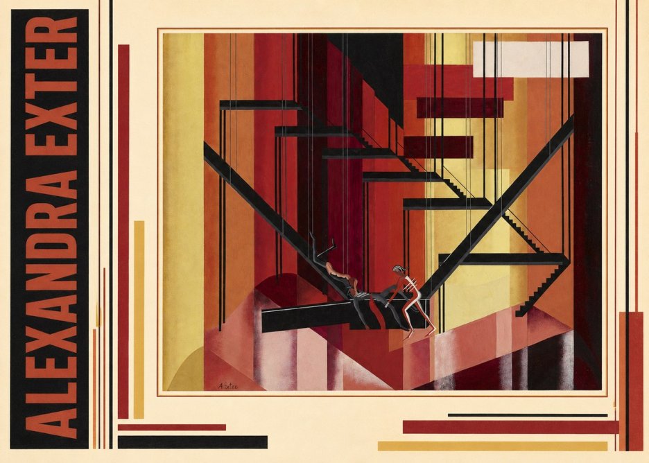 Alexandra Exter Constructivist Stage Design No3 - Poster