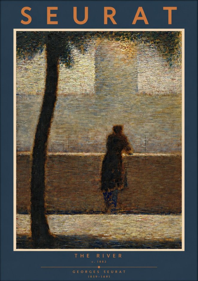 Seurat The River No2 - Poster