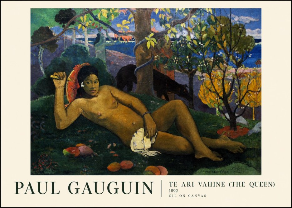 Paul Gauguin Te Ari Vahine (the Queen) No1 - Poster