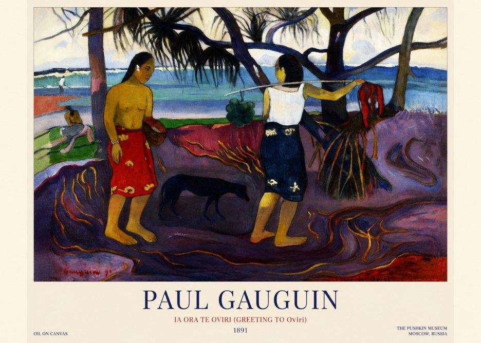 Paul Gauguin Ia Ora Na Te Ovari (I Raro Te Oviri) No2 - Poster