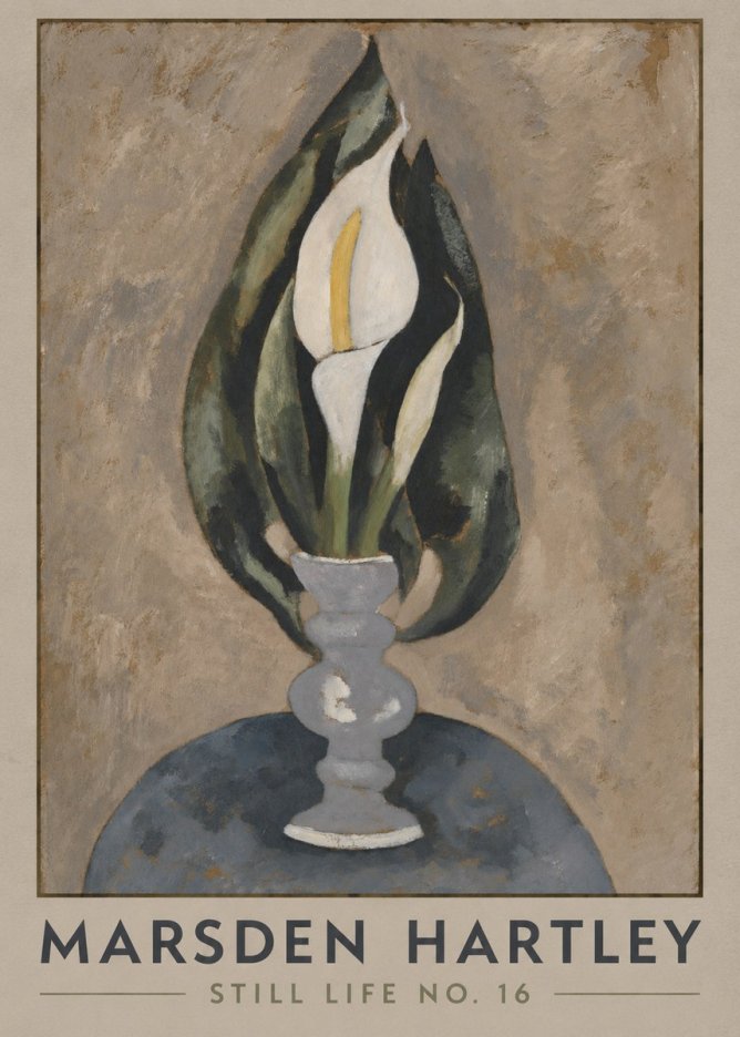 Marsden Hartley Still Life No. 16 No1 - Poster