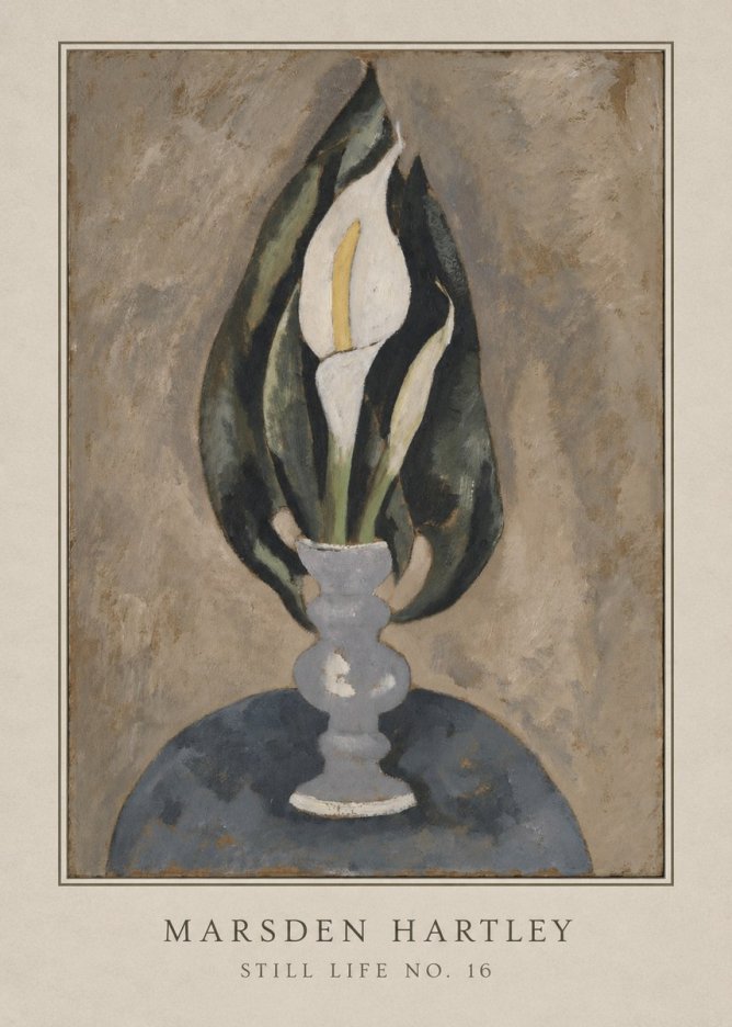 Marsden Hartley Still Life No. 16 No4 - Poster