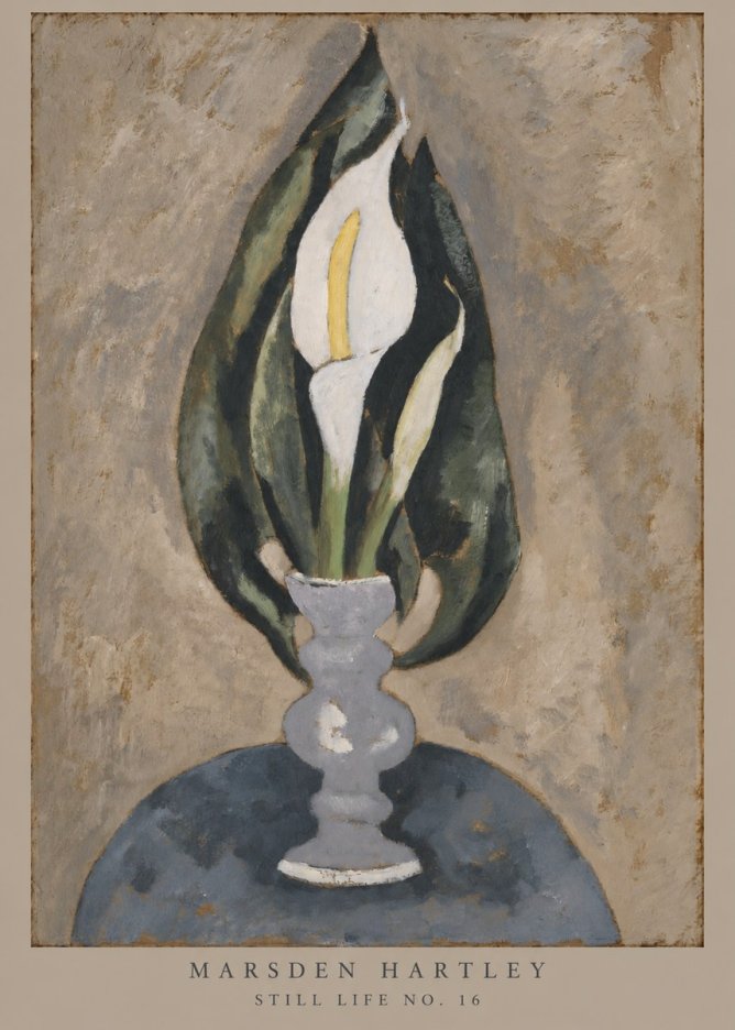 Marsden Hartley Still Life No. 16 No6 - Poster