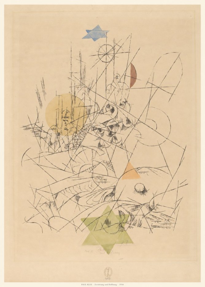 Paul Klee Zerstörung Und Hoffnung I No6 - Poster