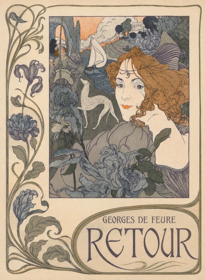 Georges de Feure Retour No2 - Poster