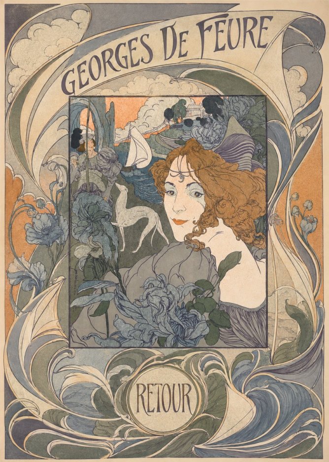 Georges de Feure Retour No6 - Poster