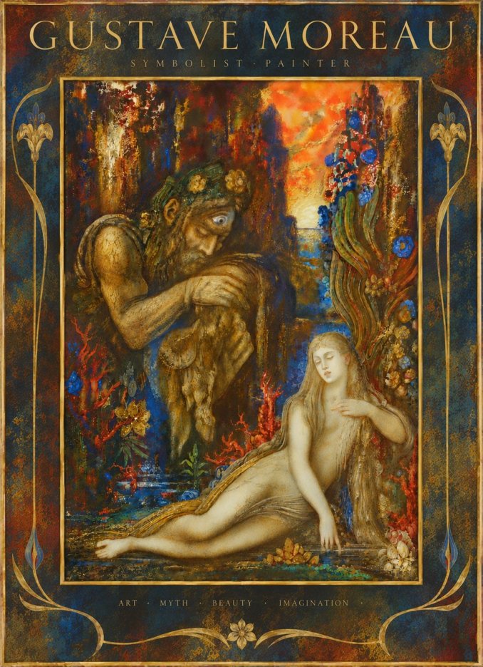 Gustave Moreau Galatea I No6 - Poster