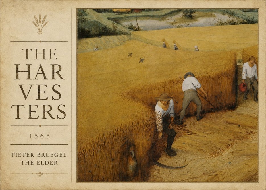 Pieter Bruegel The Harvesters IV No2 - Poster