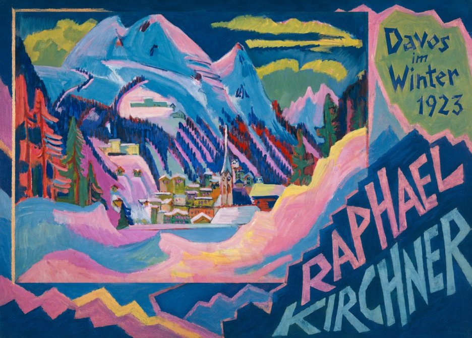 Raphael Kirchner Davos Im Winter No5 - Poster