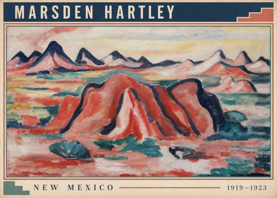 Marsden Hartley New Mexico No6 - Poster