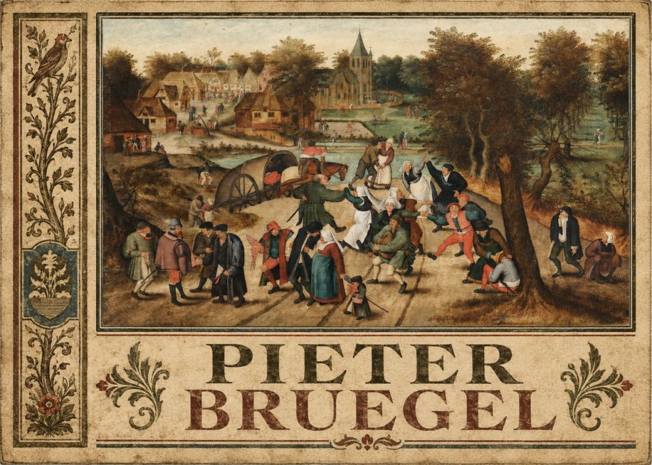 Pieter Bruegel The Peasant Dance I No6 - Poster