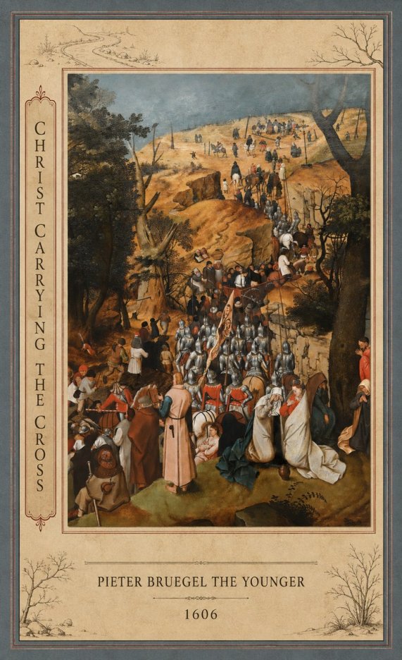 Pieter Bruegel Christ Carrying the Cross I No3 - Poster