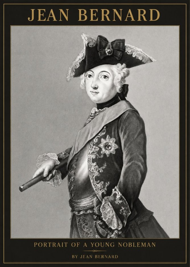 Jean Bernard Portrait of a Young Nobleman No1 - Poster