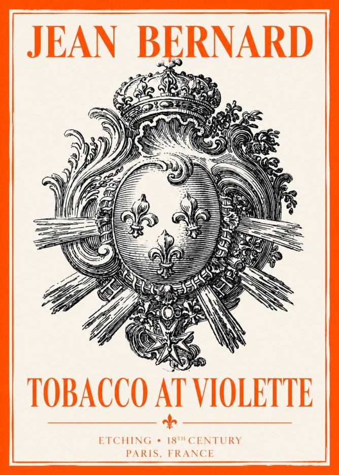Jean Bernard Tobacco at Violette No2 - Poster