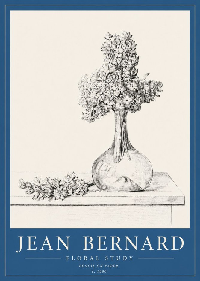 Jean Bernard Spring Blossoms No6 - Poster