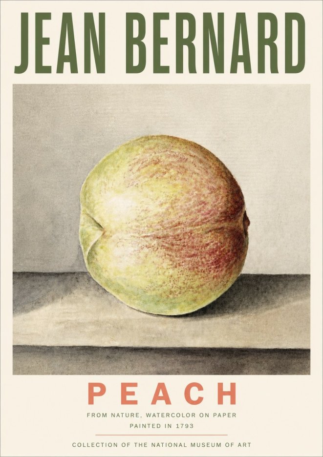 Jean Bernard Peach No5 - Poster