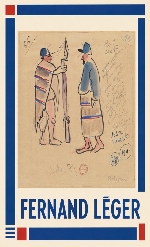 Fernand Léger Bolivar V No1 - Poster