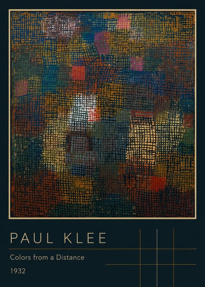 Paul Klee Colors from a Distance No2 - Poster