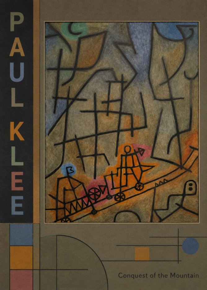 Paul Klee Conquest of the Mountain I No2 - Poster