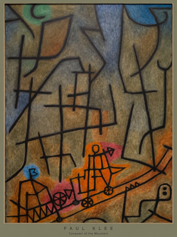 Paul Klee Conquest of the Mountain I No6 - Poster