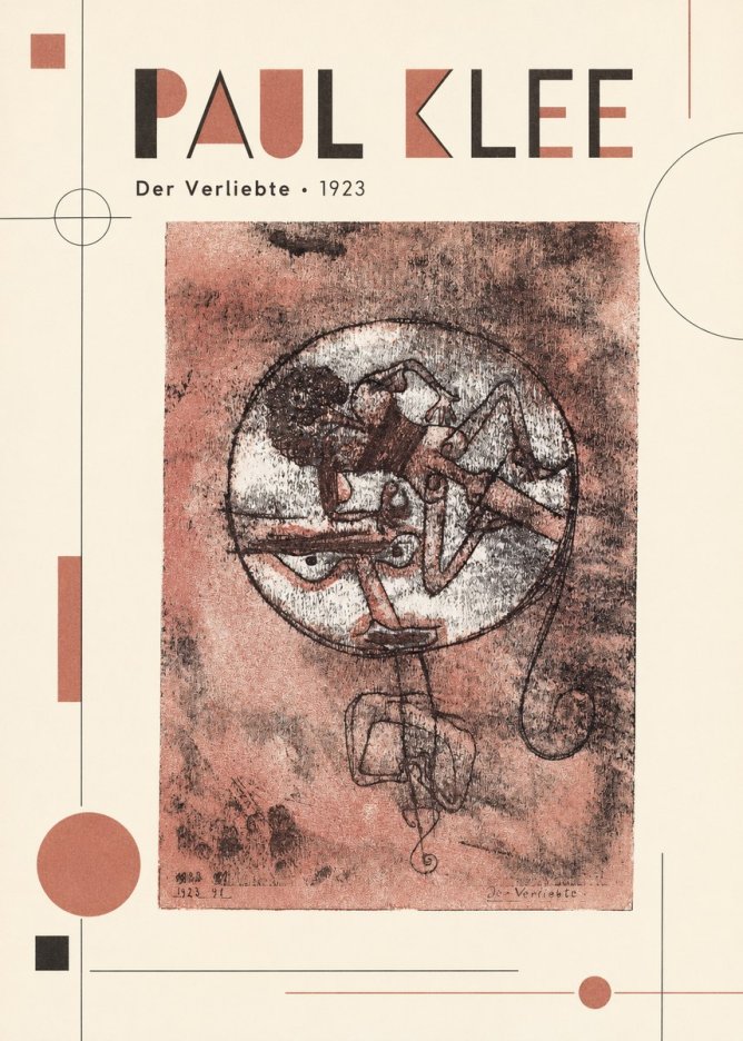 Paul Klee Der Verliebte I No6 - Poster