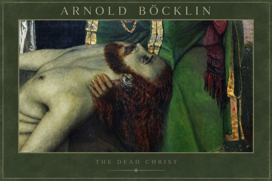 Arnold Böcklin The Dead Christ No3 - Poster