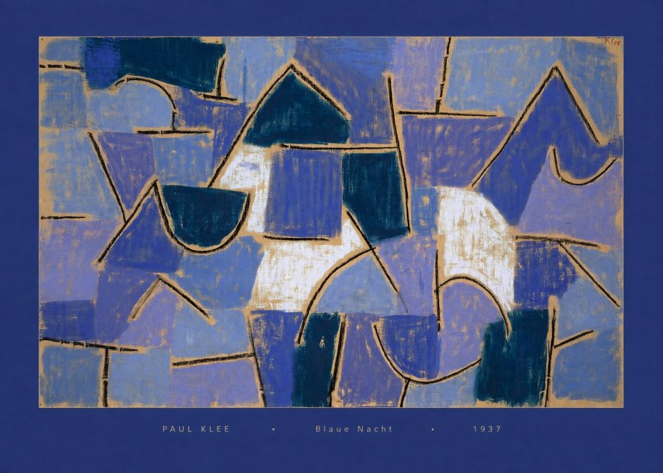 Paul Klee Blaue Nacht No6 - Poster