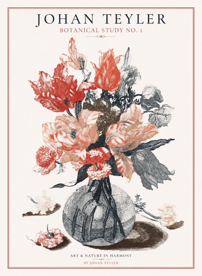 Johan Teyler Botanical Study No. 1 No1 - Poster