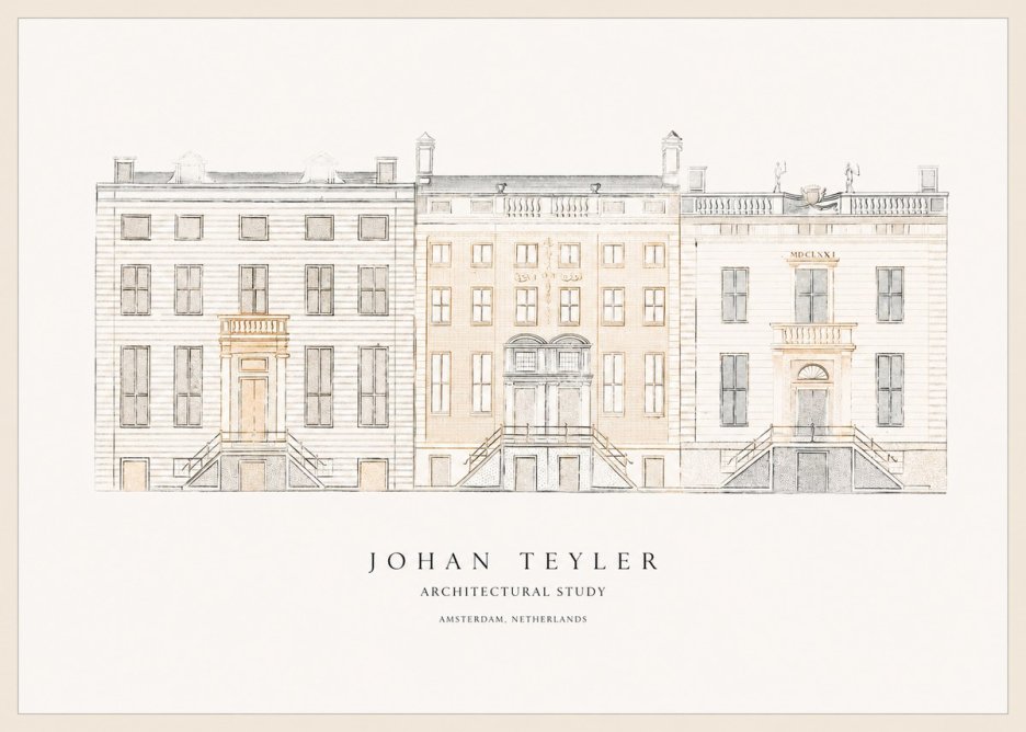 Johan Teyler Architectural Study II No1 - Poster